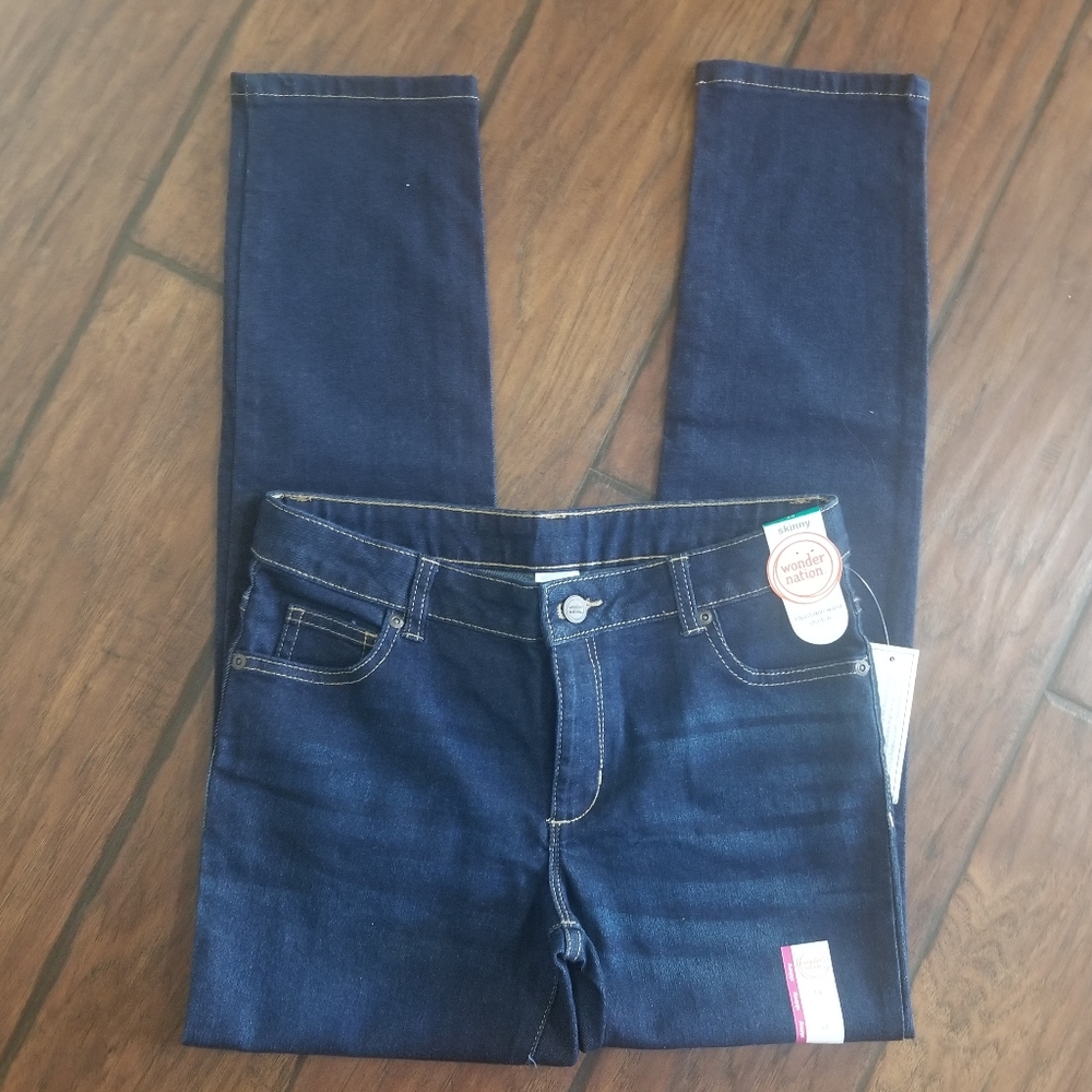 NWT Wonder Nation Dark Wash Skinny Jeans